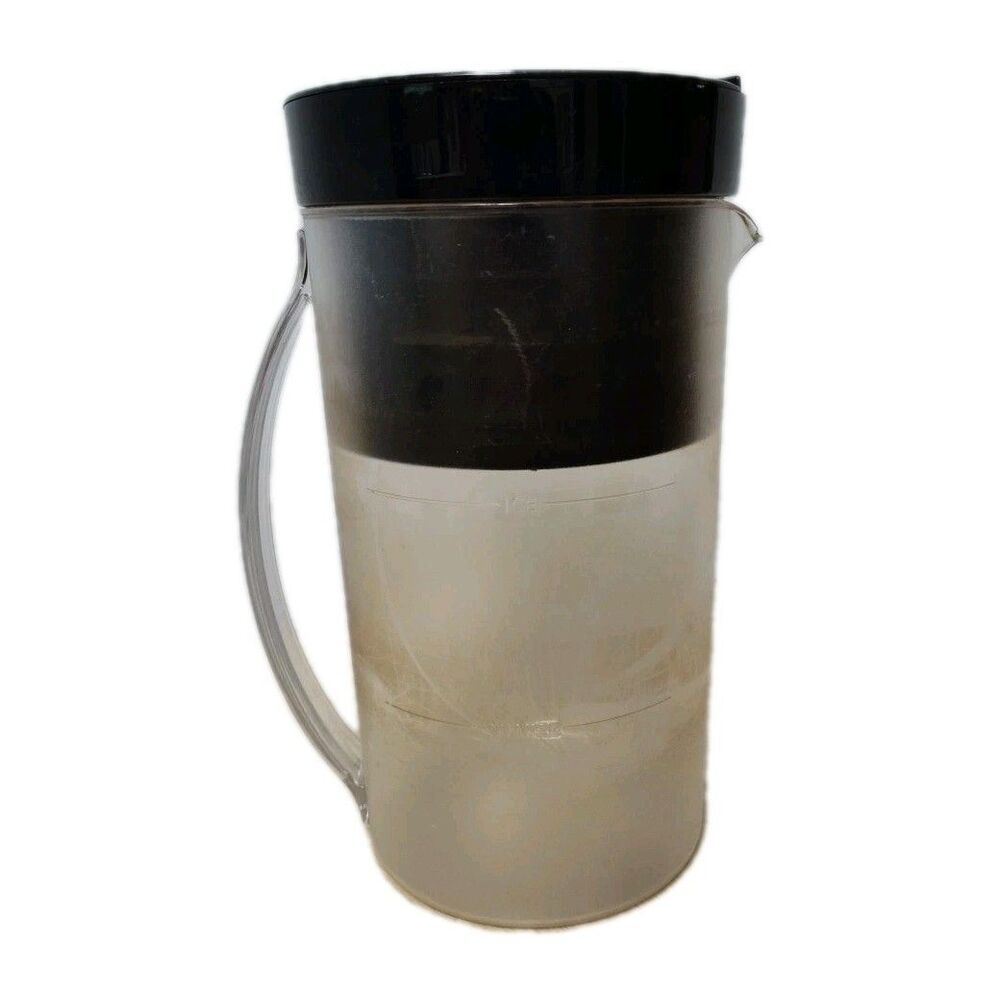 Mr. Coffee 2 Qt Iced Tea Maker TM1 Clear Pitcher Black Lid Replacement Parts - Picture 3 of 8